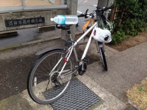 沼田市役所、自転車、チャリ旅