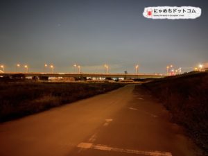 荒川サイクリングロード 江北橋